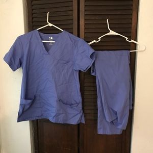 Ceil blue scrub set